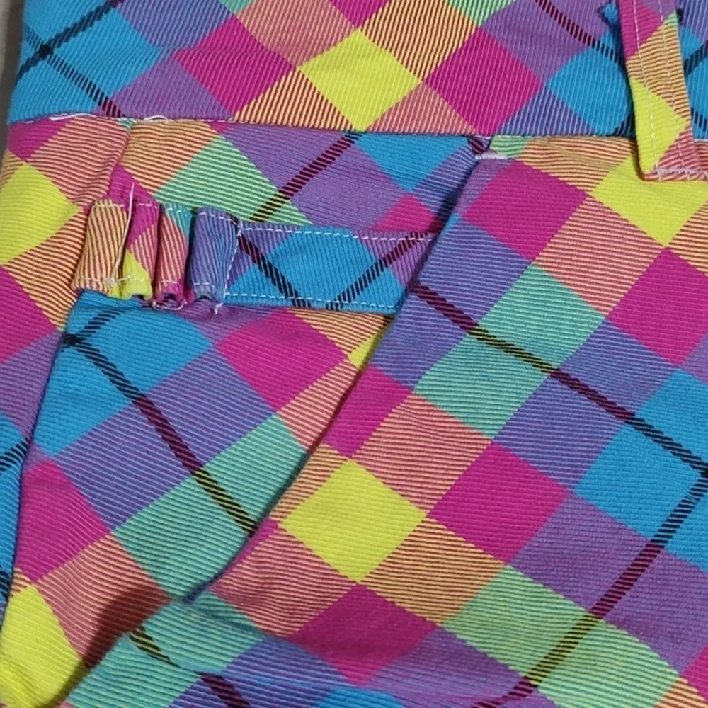 Royal  & Awesome Plaid Golf Shorts